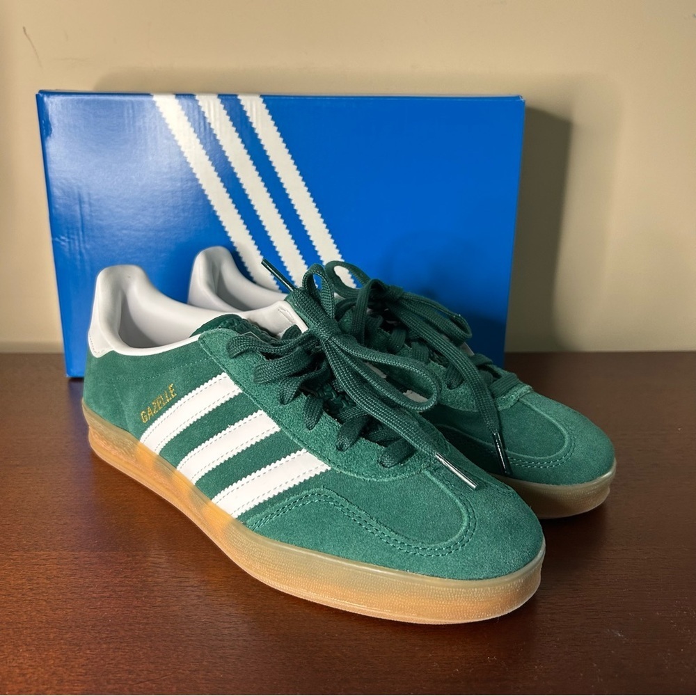 adidas Gazelle Indoor Collegiate Green Gum (8M / 9W) - Picture 5 of 14